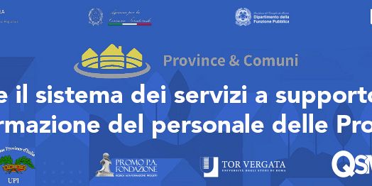 Le Province e il sistema dei servizi a supporto dei Comuni in collaborazione con l'Università di Tor Vergata
